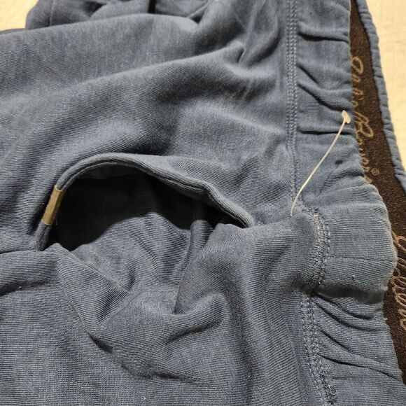 Eddie Bauer Lounge Pants For Men Size Large Blue With Pockets Elastic Waist  B5 - Picture 5 of 6